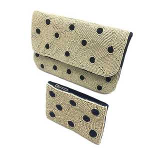 Bolso con cuentas vLemon, bolso con cuentas de limón, bolso de mano con cuentas de limón, bolso de vacaciones de verano de limón amarillo, bolso de mano con cuentas blancas únicas de limón - Product Image 4