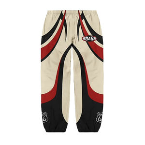 100% Cotton Custom Made Men's Windbreaker <b>Nylon</b> Tracksuit Set Zip-Up Sublimation Suit Feature Winter Printed Two-Piece Set - Product Image 4