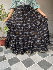 Vestidos casuales étnicos de tamaño completo para mujer Faldas indias de Estilo Vintage bohemio Faldas bordadas saludables - Product Image 3