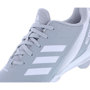 Zapatos para Niños Icon 7 Md Modelo FY4417, Color Gris Claro/Blanco/Plateado Metálico, 100% Auténticos - Product Image 2