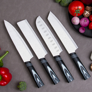 Venta al por mayor personalizado de calidad superior OEM ODM servicio Logo chino cuchillo conjunto accesorios de cocina cuchillo conjunto para restaurante - Product Image 3