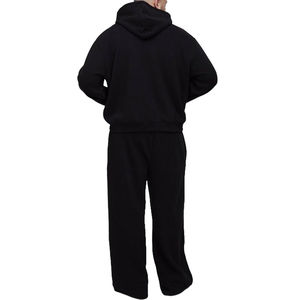 Ensemble de survêtement pour homme en coton de haute qualité, avec poche surdimensionnée, applique en strass, fermeture éclair, poche à cordon - Product Image 2