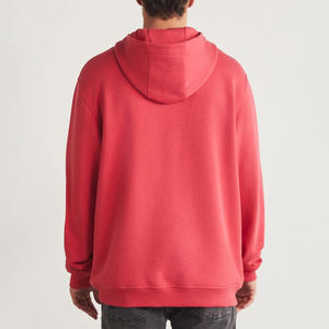 2025 sweats à capuche surdimensionnés épais goutte épaule plaine blanc personnalisé hommes sweats à capuche hiver haute qualité coton éponge français - Product Image 2