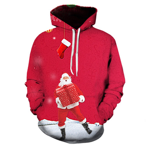 Let It Snow Three Gnomes Merry Christmas Impression par transfert de chaleur prête à presser pour les sweats à capuche Flecee - Product Image 1