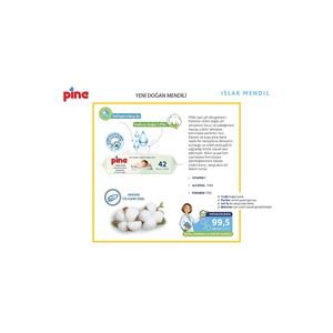 Lingettes humides pour nouveau-nés, lot de 42 (24 paquets) - Lingettes nettoyantes douces - Product Image 2