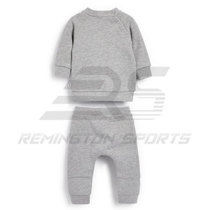 Conjunto de chándal para niños | Sudadera de manga larga con cuello redondo y pantalón de chándal de ajuste regular Conjunto de 2 piezas de chándal para niños - Product Image 6