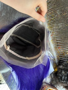 Vente chaude femmes de haute qualité os droit vietnamien vierge perruques de cheveux pleine dentelle avant avec point culminant dentelle transparente - Product Image 3