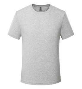 T-shirt à col rond Fabricant de t-shirt en coton uni T-shirt pour hommes en coton coupe ajustée T-shirt sérigraphié personnalisé pour hommes - Product Image 2
