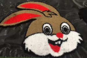 Tapis d'extérieur en <span class=keywords><strong>gazon</strong></span> de style jardin à motif populaire, LOGO personnalisé en <span class=keywords><strong>gazon</strong></span> - Product Image 3