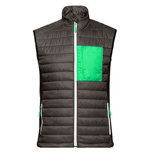 Gilet matelassé pour hommes résistant à l'eau alternatif vêtements d'extérieur compressibles poches zippées couche chaude - Product Image 5