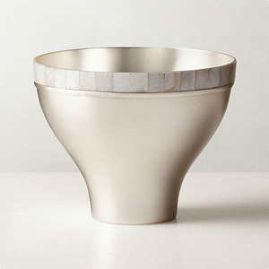 ชามเสิร์ฟมุกและเงินสีขาวคุณภาพสูง ดีไซน์ขนาดใหญ่น่าสนใจ ขนาดและรูปร่างที่กําหนดเอง - Product Image 2