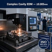 Outil de précision CNC 5 axes sur mesure OEM/ODM en acier, pour cavité complexe, usinage par électroérosion à fil, précision 0,005 mm, vérifié CMM, certifié ISO 9001
