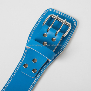 Cinturón de Levantamiento de Pesas de Cuero Vacuno Unisex de Alta Calidad, Transpirable, con Hebilla y Correas para las Muñecas Personalizables - Product Image 4
