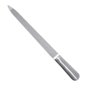 Compre Lima de pie con logotipo personalizado, removedor de callos de pedicura con cabezal de molienda de acero inoxidable, Lima de pie para uñas - Product Image 1