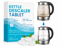 Pastilles détartrantes pour bouilloire, action rapide, auto-dissolvantes, nettoyant pour le calcaire et les dépôts de calcium pour appareils à eau