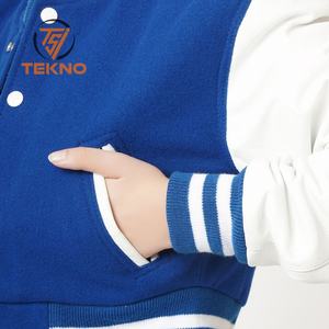 Nuevo diseño personalizado OEM al por mayor mujeres Varsity chaqueta de cuero personalizado pesado chaqueta de cuero con colores personalizados - Product Image 6