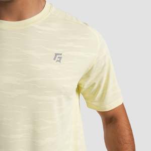 Chemise à manches courtes jaune à séchage rapide - Product Image 6