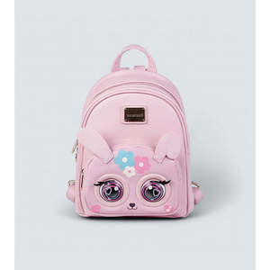 Sac à dos en peluche TYKLE Winking Elf pour filles, style dessin animé mignon avec yeux de lapin interactifs, mode parlant et lecture de musique - Product Image 1