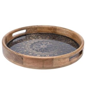 Bandeja para servir ensaladas con estampado moderno y superficie lisa laminada para té, café y desayuno a precio mayorista - Product Image 2