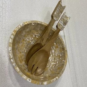 Trending Eco-Friendly <b>Unique</b> Wood Resin Minimalist Design Business Gift Serving Bowl Kitchen Tools Dinner Tableware Household - Product Image 6