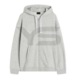 Sweat à capuche athlétique en coton de haute qualité pour hommes sweat-shirt de sport personnalisé brodé en polaire de couleur unie avec fermeture éclair hiver - Product Image 1