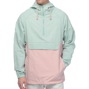 Chaqueta Cortavientos Impermeable de Lona Tejida para Hombre, con Logotipo Personalizado, Estilo Urbano, Ligera y con Capucha, Venta al Por Mayor - Product Image 1