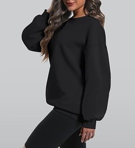 Sudadera de cuello alto para mujer Jersey informal de gran tamaño con ajuste cómodo Suelto - Product Image 2