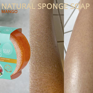 สบู่มะม่วงสูตรพิเศษ พร้อมฟองน้ำ ฟื้นฟูบำรุงผิว คุณภาพสูง ขายส่ง ผลิตในสหภาพยุโรป - Product Image 3