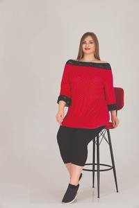 Conjunto de Pijama Capri para Mujer Talla Grande, Tela de Viscosa, Transpirable, Suave, para Verano - Product Image 2