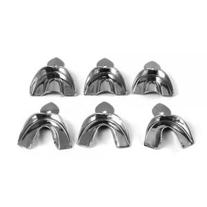 Bandejas de Impresión Dental de Acero Inoxidable de Grado Médico, Certificación CE Clase I, 5 Posiciones de Mandíbula, Fuente de Alimentación Manual - Product Image 4