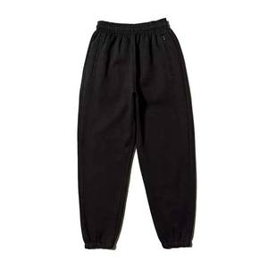 Autumn Winter New Casual Canvas Fabric Cotton Fleece-Lined Unisex <b>Pants</b> Simple Solid Color Zipper Pocket Sweatpants - Product Image 5