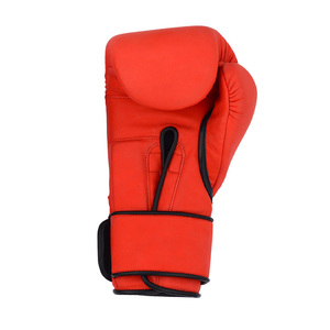 Wholesale 8oz Waterproof Breathable Lightweight Adult Leather Boxing <b>Gloves</b> Customizable Professional Training <b>Gloves</b> 12oz High - Product Image 5