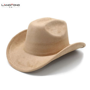 Sombrero de Vaquero Occidental Extra Largo de Primera Calidad, Material de Cuero, Listo para el Invierno, para Fiestas y Pesca, Accesorio de Moda Unisex - Product Image 4