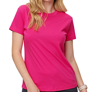Camiseta Casual de Color Sólido Personalizada de Corte Regular a Precio Económico 2026 para Mujer / Camiseta de Manga Corta Lisa y Sencilla de Alta Calidad para Mujer - Product Image 3