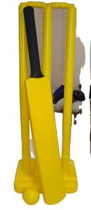 Ensembles de cricket en plastique indien Mini ensemble de cricket en plastique coloré sur mesure ensemble de cricket de plage d'Inde - Product Image 4