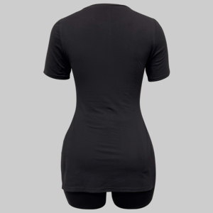 Ensemble deux pièces personnalisé pour femmes, t-shirt et short en polyester/coton respirant et imperméable, tenue décontractée d'été pour la rue - Product Image 6