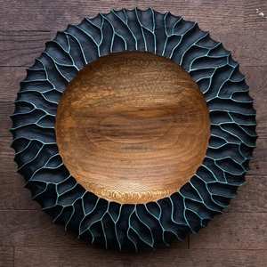 จานไม้กระถินเทศสุดหรู ราคาส่ง ใช้กับเครื่องล้างจานได้ เหมาะสำหรับตกแต่งบ้าน จานไม้สำหรับรับประทานอาหาร จัดแสดง และใช้ในงานพิเศษ - Product Image 6