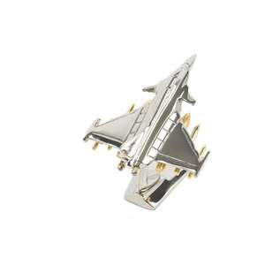 Modelo Decorativo de Avión, Misiles Dorados, Níquel Pulido, Aluminio Fundido, Modelo de Avión de Combate a Escala Personalizada, Decoración para Mesa de Salón - Product Image 5