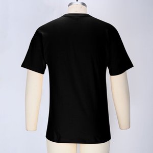 เสื้อยืดคอกลมผู้ชายผ้าฝ้าย100% พิมพ์ลายปักโลโก้เสื้อ4XL ฟิตเนสแขนสั้นสำหรับใส่วิ่งออกกำลังกาย - Product Image 3