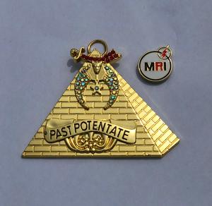 Jouet de maçonnerie pour ancien potentat, bijoux de maçonnerie pour ancien potentat, bijoux d'or pour Shriners - Product Image 3