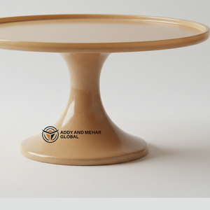 Support à gâteau en résine de qualité supérieure, support rond pour présentation de desserts, piédestal moderne, plateau de service pour la vente en gros - Product Image 6