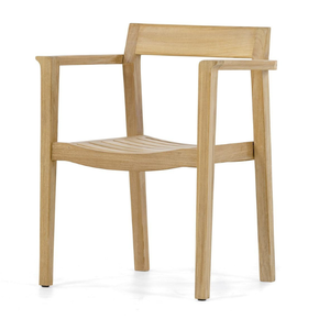 Chaises de jardin en teck de luxe, mobilier d'extérieur, chaises de salle à manger en bois pour la décoration de la maison et du jardin - Product Image 1
