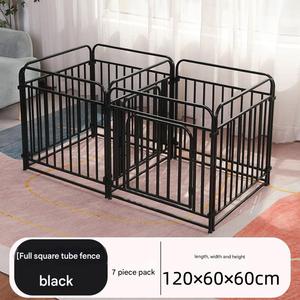 Botón de Casa de perro de plástico sólido de 7-9 piezas, jaula para mascotas antiescape para interiores, inodoro de <span class=keywords><strong>entrenamiento</strong></span>, malla metálica de acero inoxidable pequeño y mediano - Product Image 3