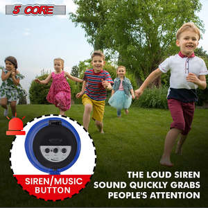 Mégaphone 5Core 15W, haut-parleur PA pour enfants avec portée de 400 yards, sirène, léger, puissant, mini mégaphone - Product Image 5