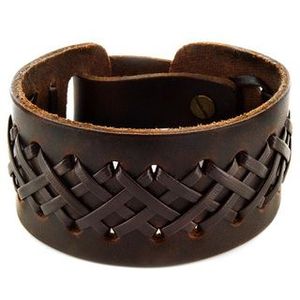Wholesale Punk Jewelry Genuine <b>Leather</b> <b>Bracelets</b> for <b>Men</b> in Black and Brown Color Stocks Sale Classic <b>Leather</b> Cuff <b>Bracelet</b> - Product Image 6