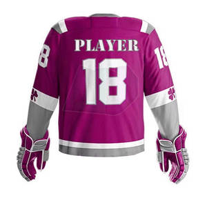 Conjuntos de Uniformes de Hockey sobre Hielo con Logotipo Personalizado, Incluye Jersey y Pantalones, Transpirables, que Absorben la Humedad, 100% Poliéster, Unisex para Adultos, para Equipos - Product Image 5