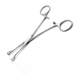 Producto caliente 6,4 \ "Pinzas de tejido Babcock Acero inoxidable Quirúrgico Intestinal Instrumentos veterinarios Fuente de alimentación manual - Product Image 3