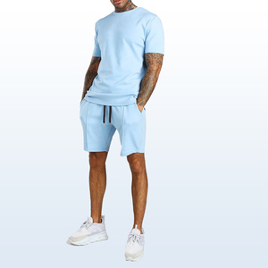 Ensemble 2 pièces T-shirt et jogging personnalisés pour hommes Ensemble 2 pièces été logo imprimé personnalisé pour hommes - Product Image 4