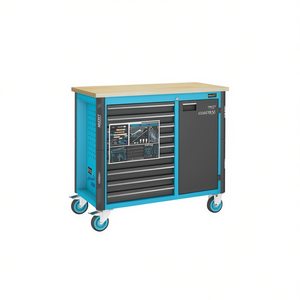 Banco de Trabajo Móvil Hazet con 8 Cajones y Juego de Herramientas de 244 Piezas para Uso en Movimiento - Product Image 3