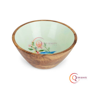Este Impresionante Tazón de Madera Presenta un Exterior Pulido que Muestra Hermosos Patrones de Grano Natural - Product Image 2